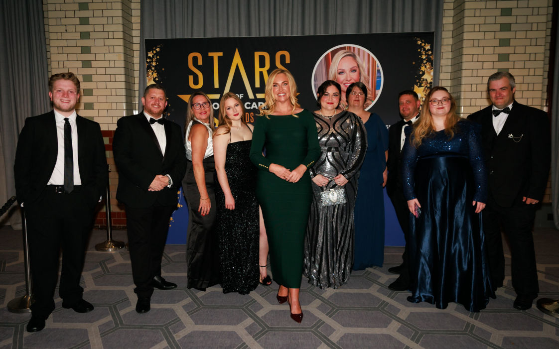 The Personal Freedom team at the awards