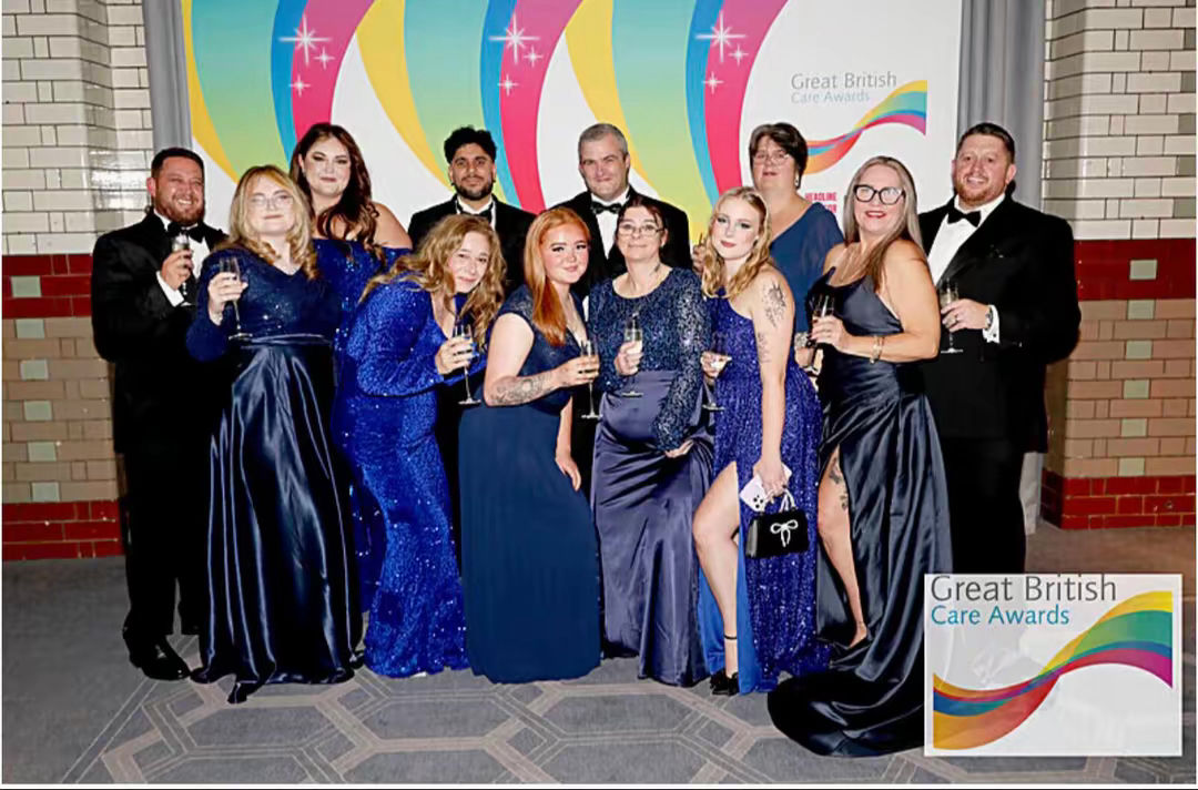 The Personal Freedom team at the awards